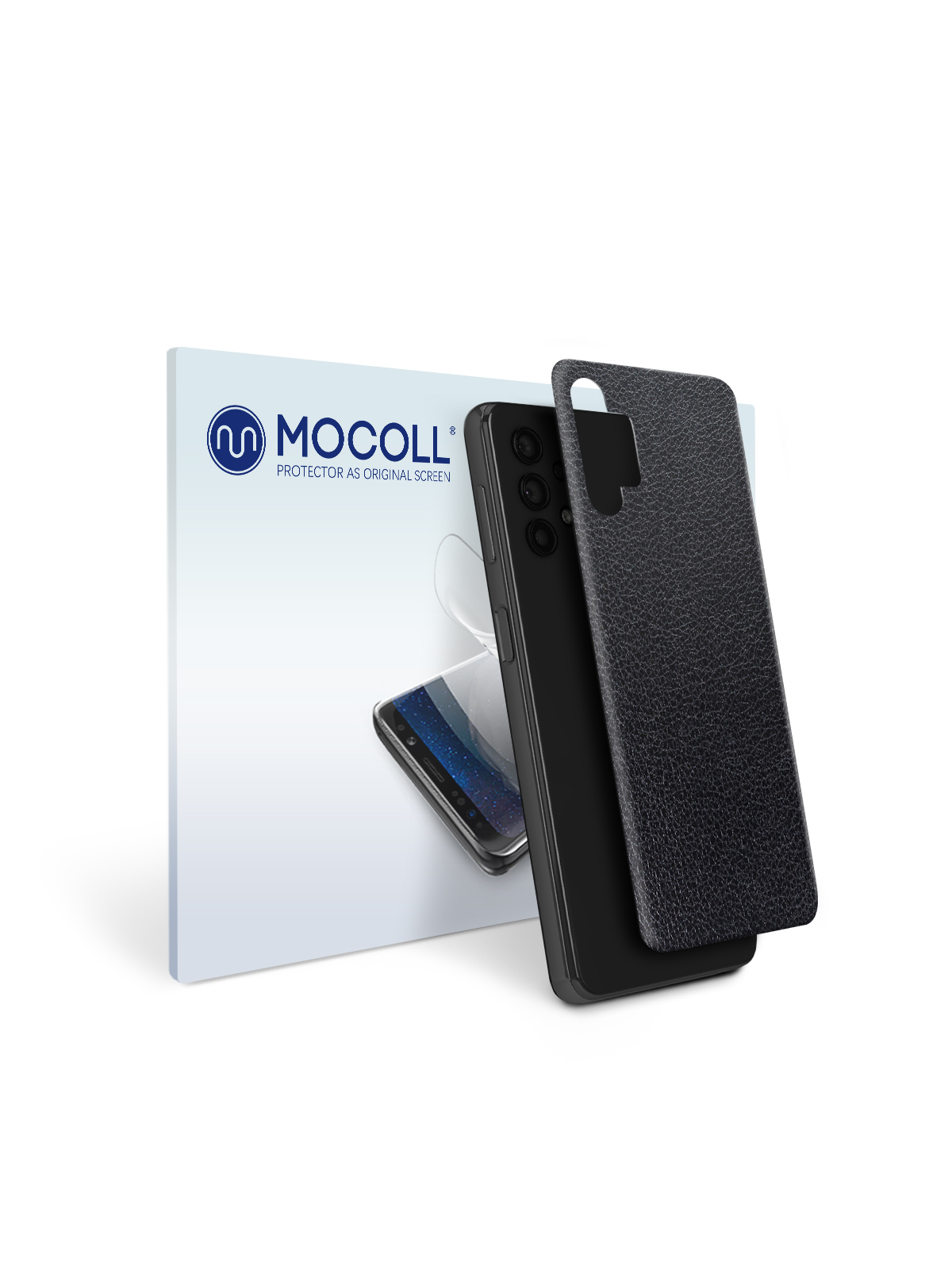 

Пленка защитная MOCOLL для задней панели Samsung Galaxy A32 5G Кожа Черная