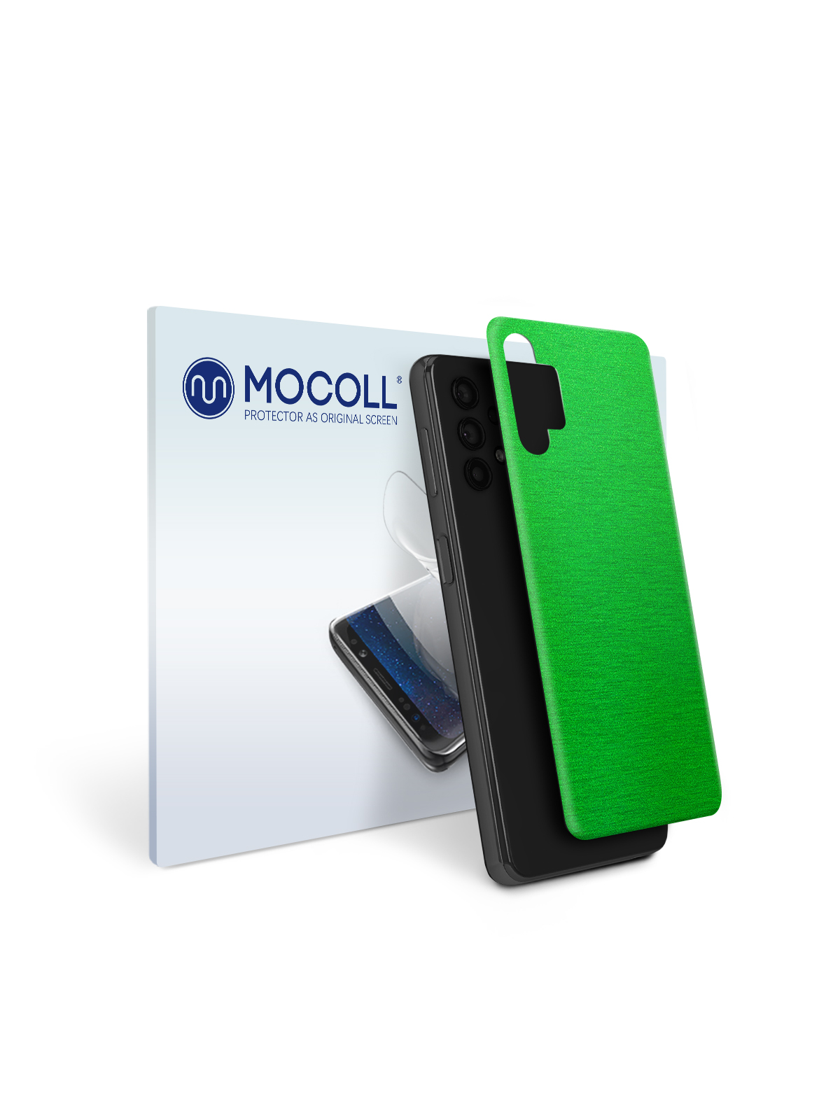 

Пленка защитная MOCOLL для задней панели Samsung Galaxy A32 5G Металлик Зеленый
