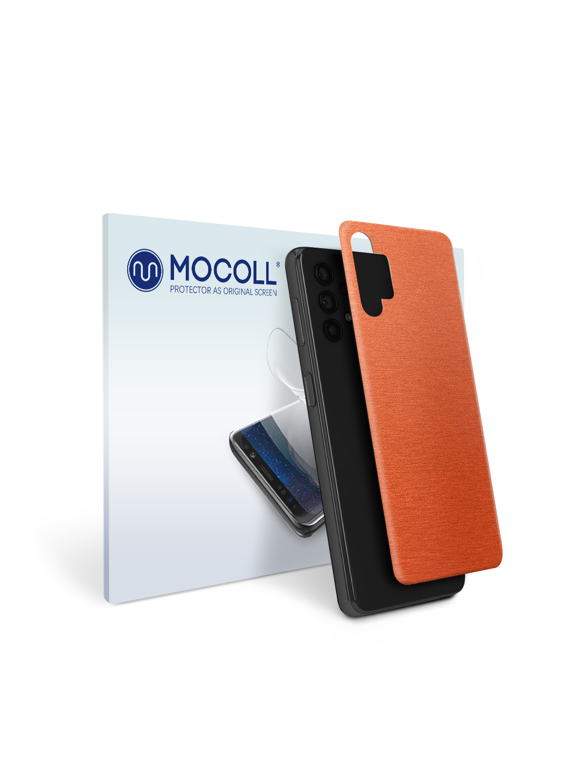 

Пленка защитная MOCOLL для задней панели Samsung Galaxy A32 5G Металлик Оранжевый