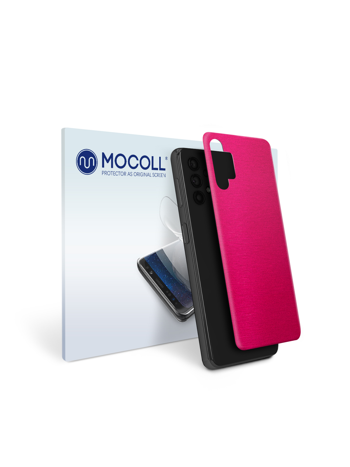 

Пленка защитная MOCOLL для задней панели Samsung Galaxy A32 5G Металлик Розовый