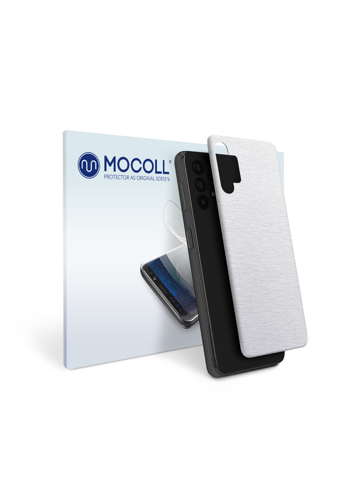 

Пленка защитная MOCOLL для задней панели Samsung Galaxy A32 5G Металлик Серебристый