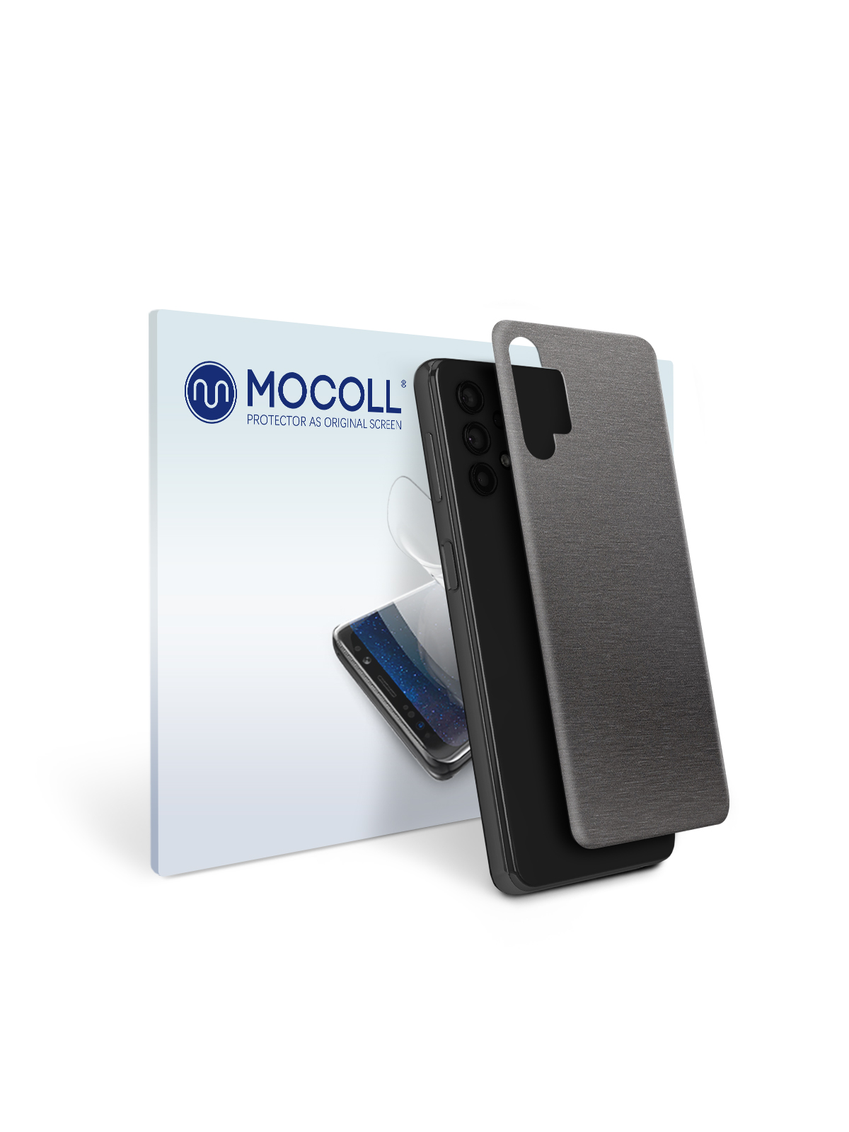 

Пленка защитная MOCOLL для задней панели Samsung Galaxy A32 5G Металлик Черный