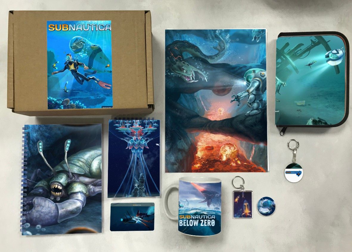 

Бокс с подарком Mewni-Shop Subnautica, Сабнатика - 0009, 080523-9, 9 предметов