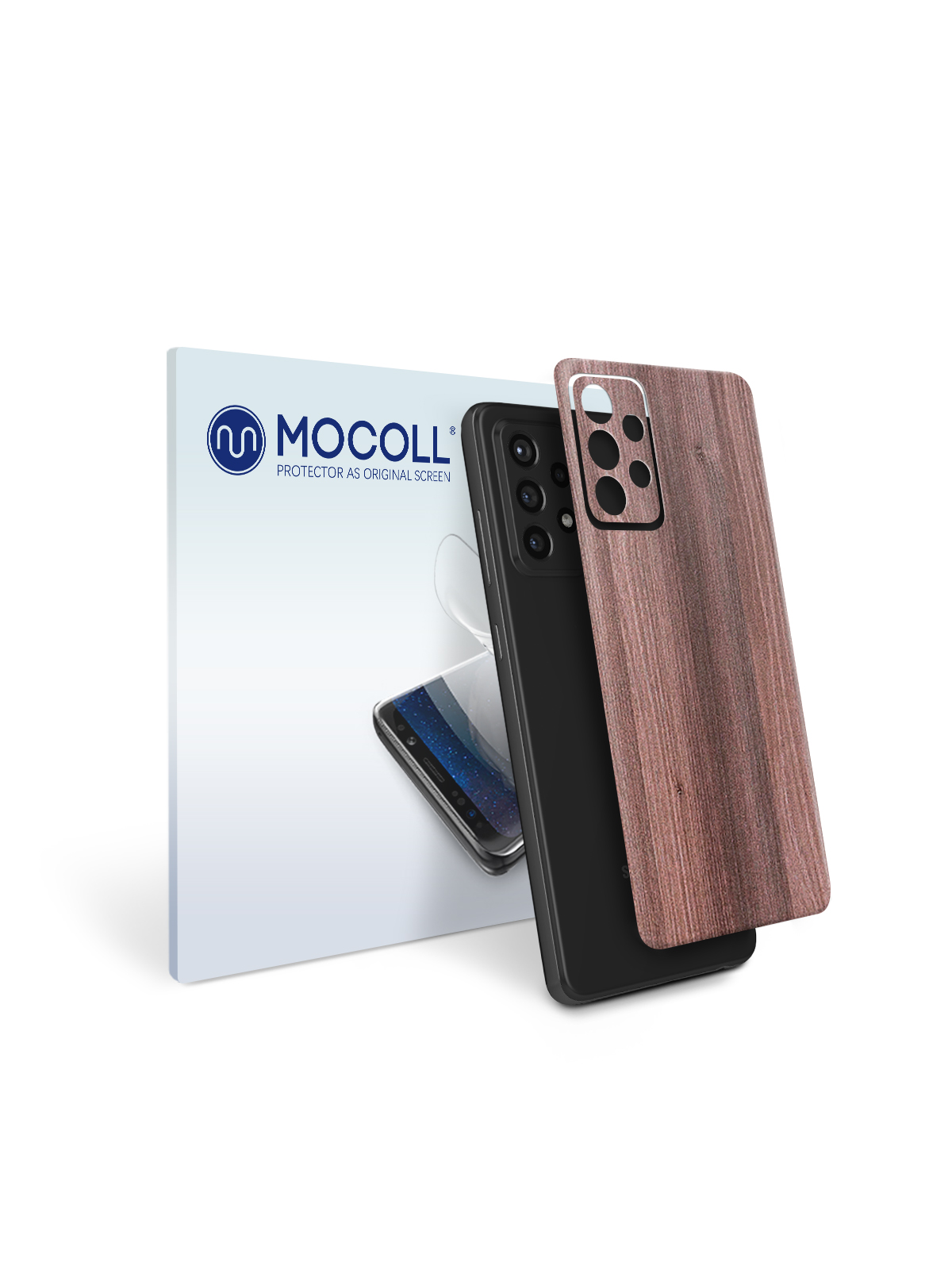 

Пленка защитная MOCOLL для задней панели Samsung Galaxy A72 5G Дерево Дуб Сонома