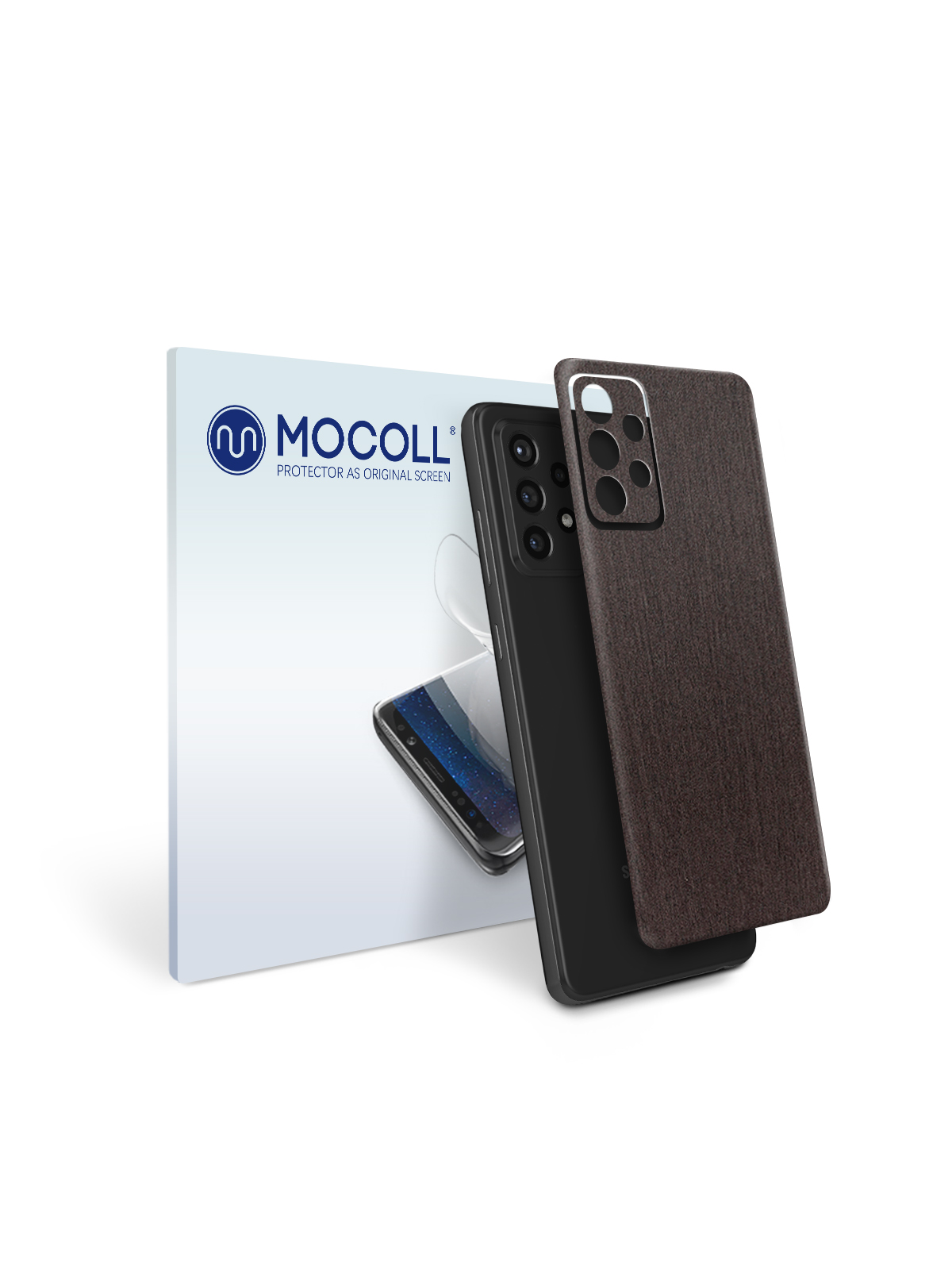 

Пленка защитная MOCOLL для задней панели Samsung Galaxy A52 5G Дерево Венге