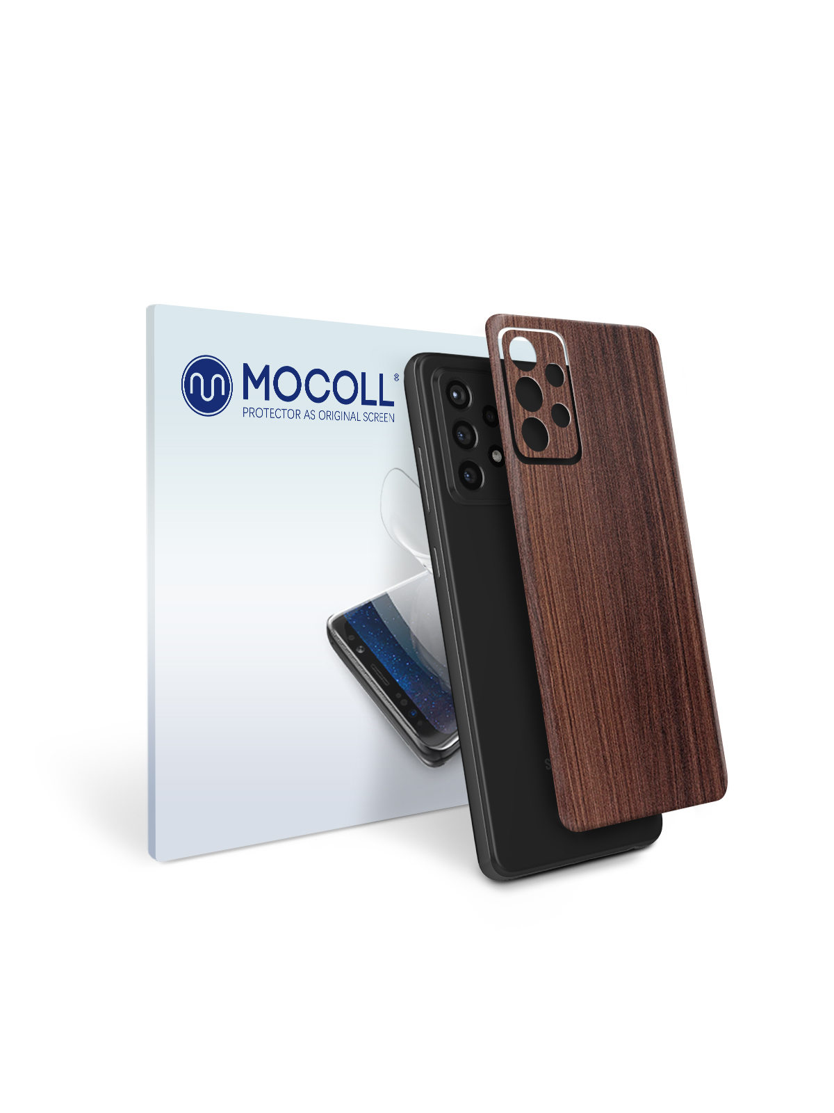 

Пленка защитная MOCOLL для задней панели Samsung Galaxy A52 5G Дерево Ясень Шимо