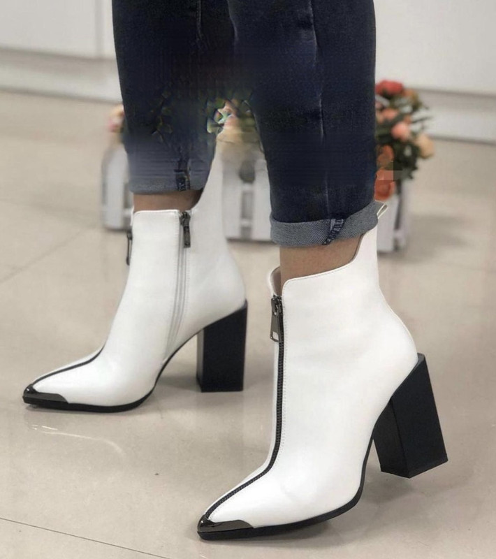 

Ботильоны женские Sbalo M8 белые 39 RU, Белый, M8