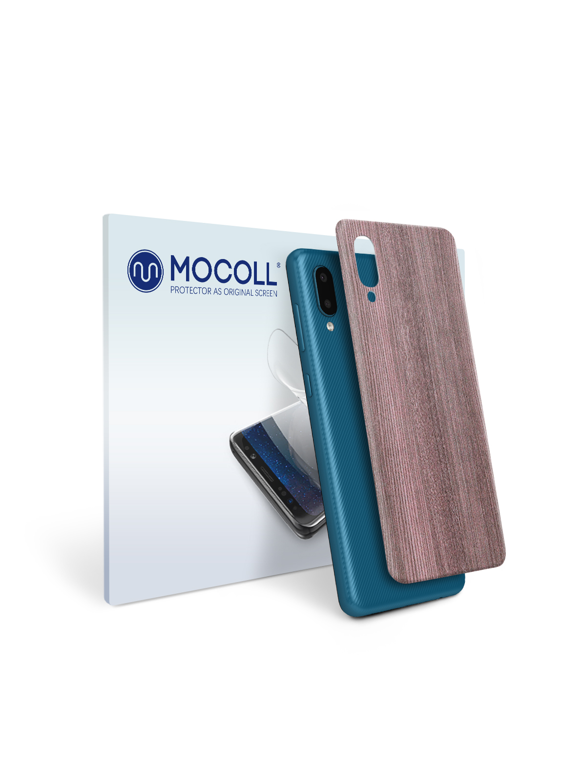 

Пленка защитная MOCOLL для задней панели Samsung Galaxy A02 Дерево Дуб Сонома