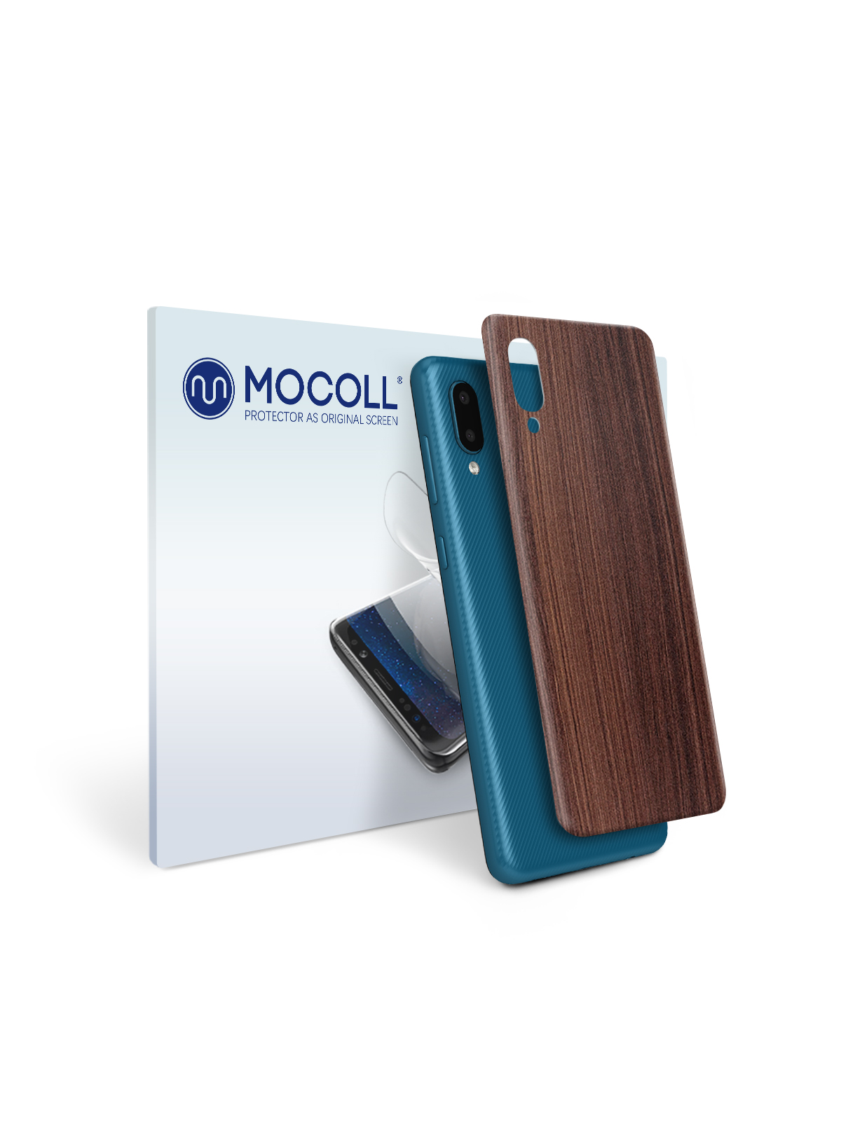 

Пленка защитная MOCOLL для задней панели Samsung Galaxy A02 Дерево Ясень Шимо