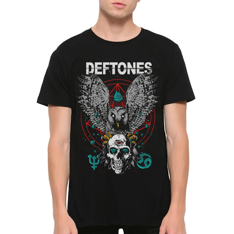 

Футболка мужская Dream Shirts группа Deftones 555966222 черная XL, группа Deftones 555966222