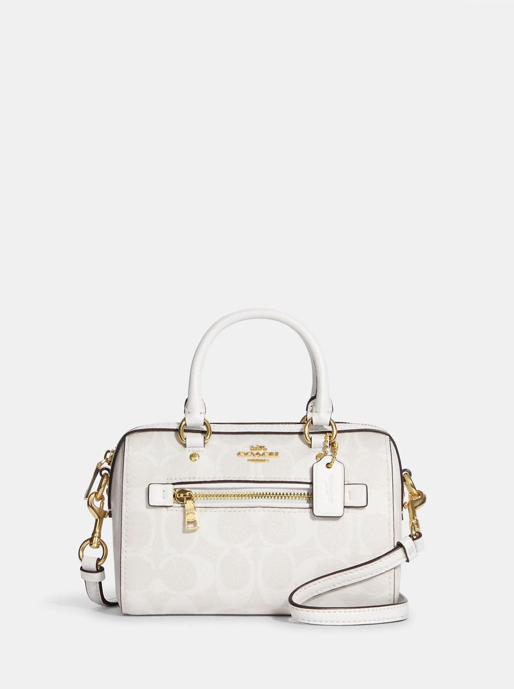 

Сумка женская Coach Mini Rowan_CH0202 белая, Коричневый, Mini Rowan_CH0202
