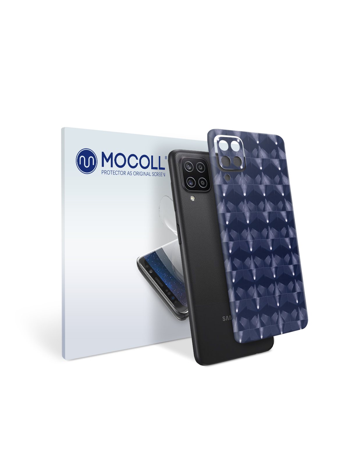 

Пленка защитная MOCOLL для задней панели Samsung Galaxy A42 5G Кошачий глаз Синий