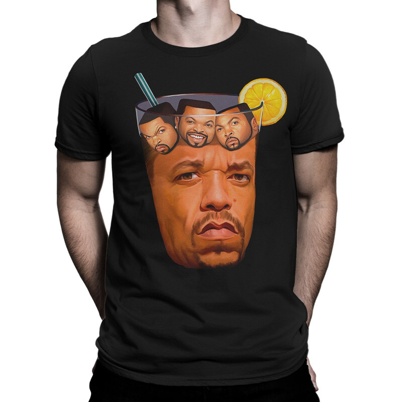 фото Футболка мужская dream shirts ice cube with ice t 555965222 черная 3xl