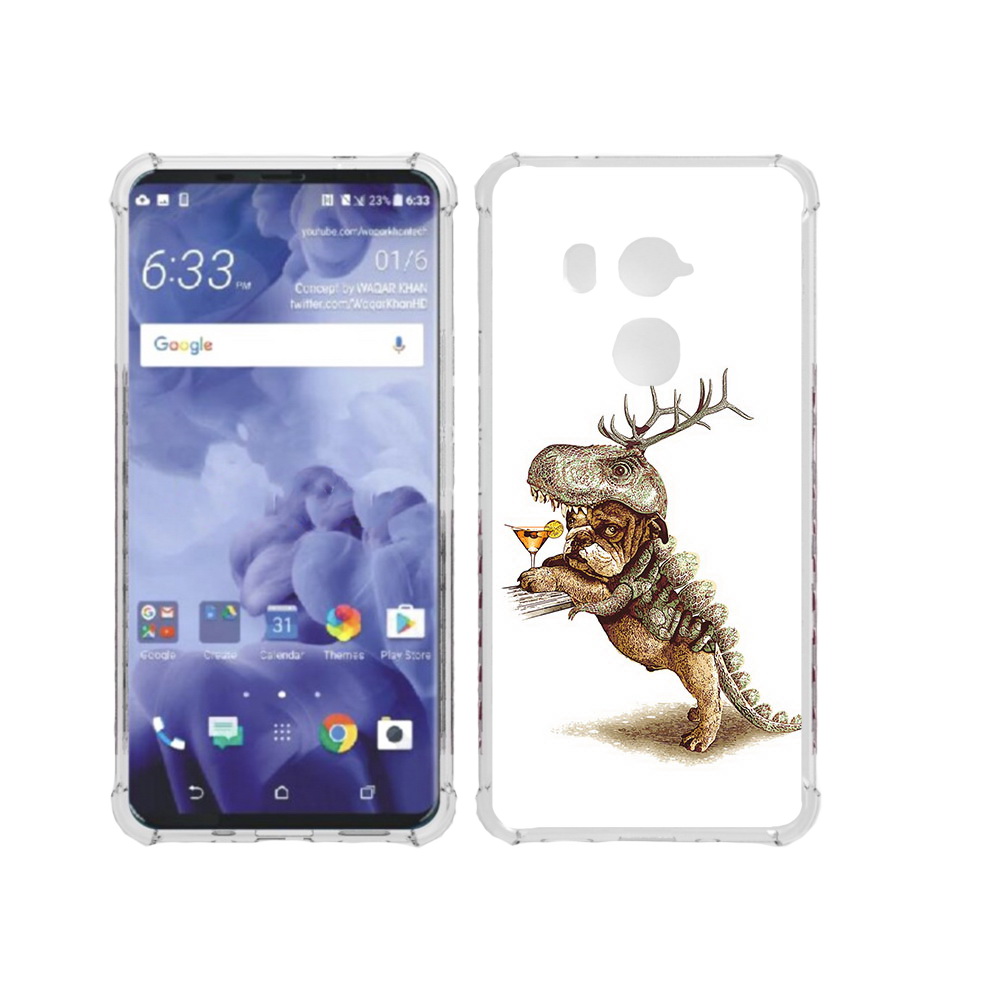 

Чехол MyPads Tocco для HTC U11 Plus тематическая вечеринка, Прозрачный, Tocco