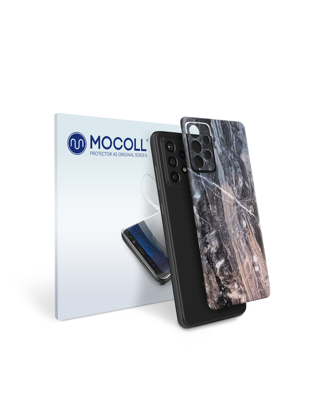 

Пленка защитная MOCOLL для задней панели Samsung Galaxy A52 5G Камень Серый