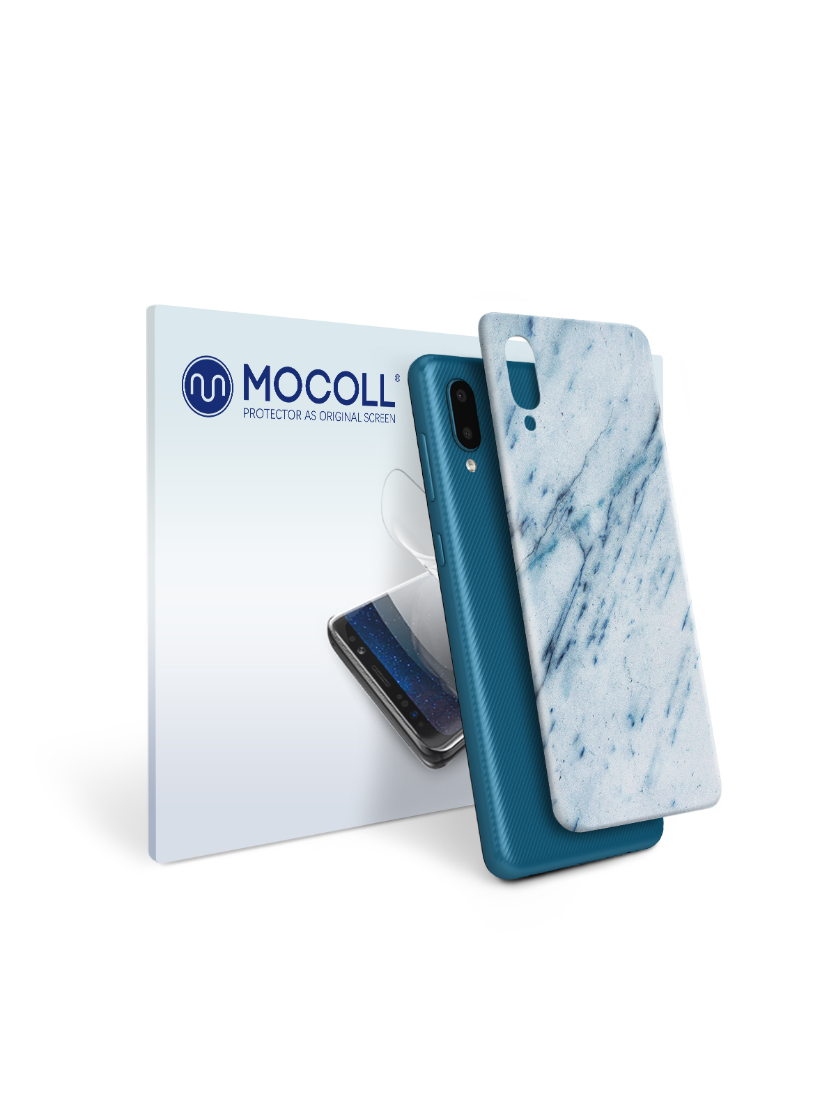 

Пленка защитная MOCOLL для задней панели Samsung Galaxy A02 Мрамор