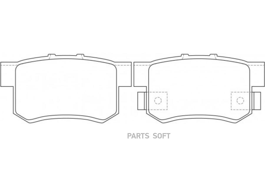 

Тормозные колодки NiBK PN8397