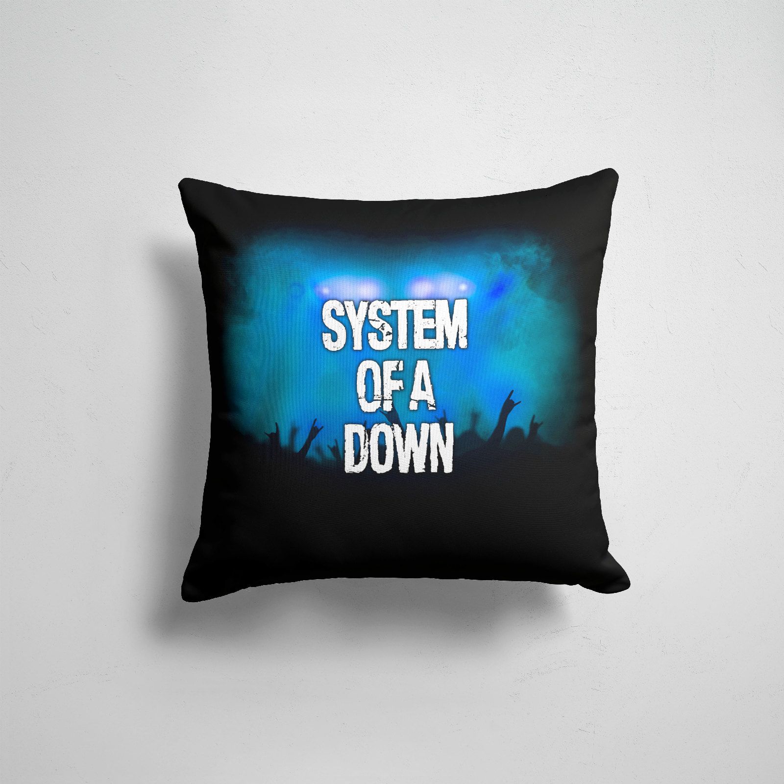 

Подушка декоративная 45х45см Рок System of a Down System of a Down, Разноцветный