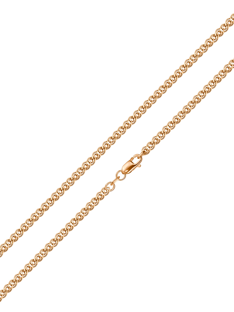 

Цепочка из золота 55 см MIUZ Diamonds (Московский ювелирный завод) C30-NC12-200PG-050, Золотистый, C30-NC12-200PG-050