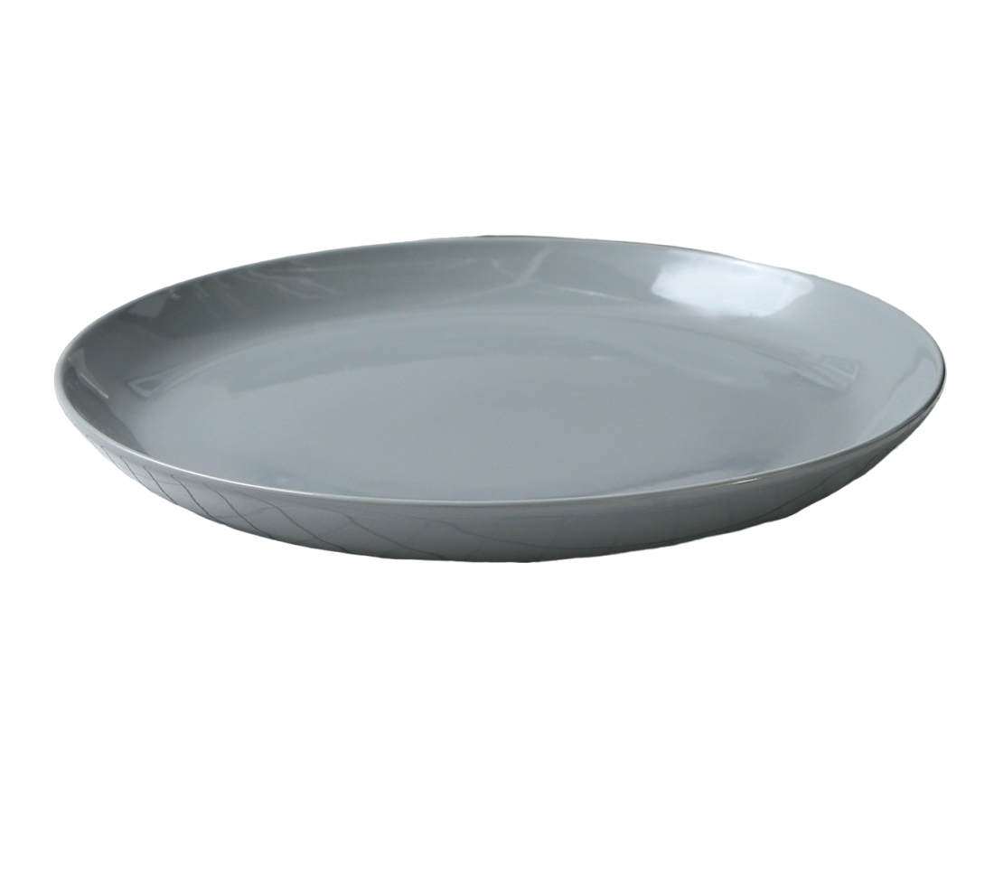 Тарелка обеденная Casa Stockmann Nara, серый, 27 см