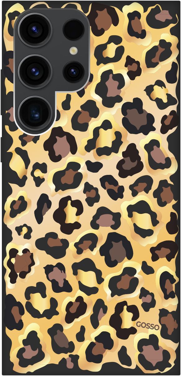 

Чехол на Samsung Galaxy S23 Ultra с 3D принтом "Cheetah" черный, Черный;коричневый, 158348