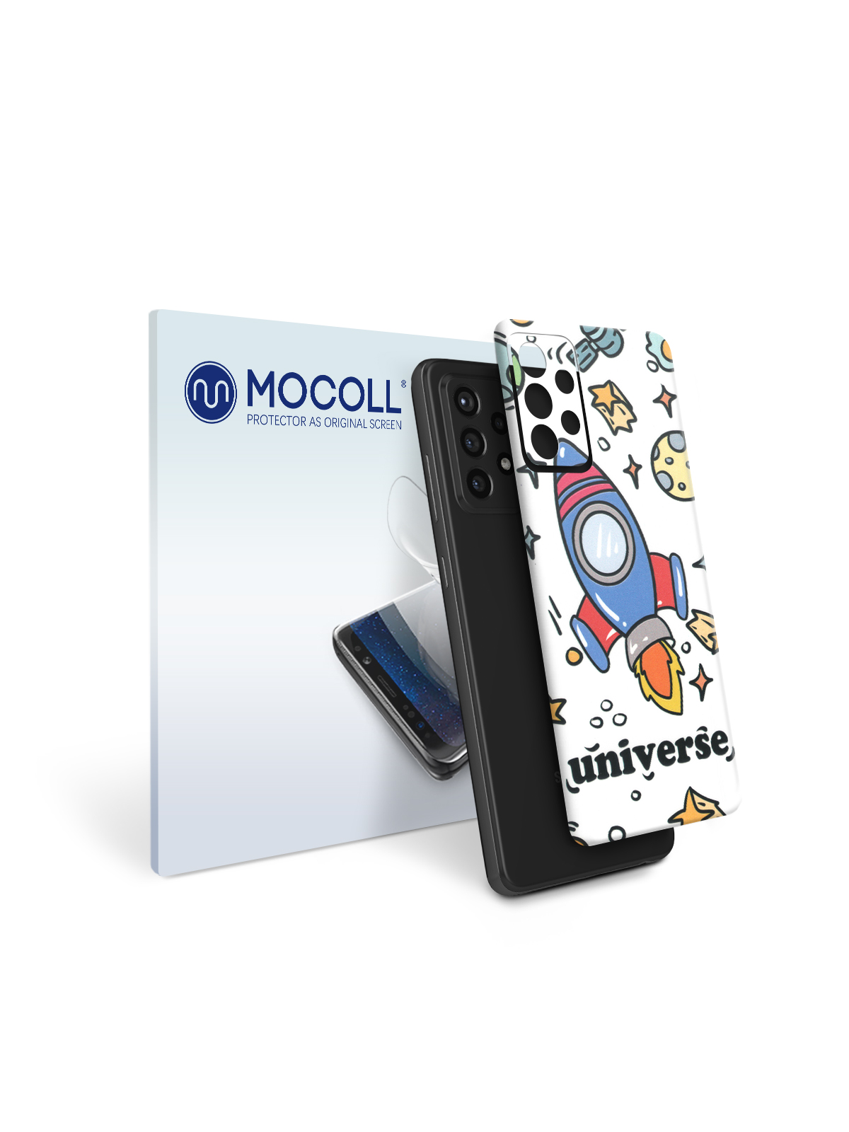 

Пленка защитная MOCOLL для задней панели Samsung Galaxy A52 5G Рисунок ракета