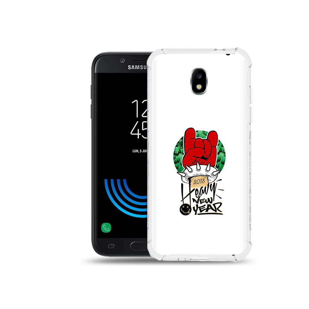 

Чехол MyPads Tocco для Samsung Galaxy J5 (2017) Гангстер новый год, Прозрачный, Tocco