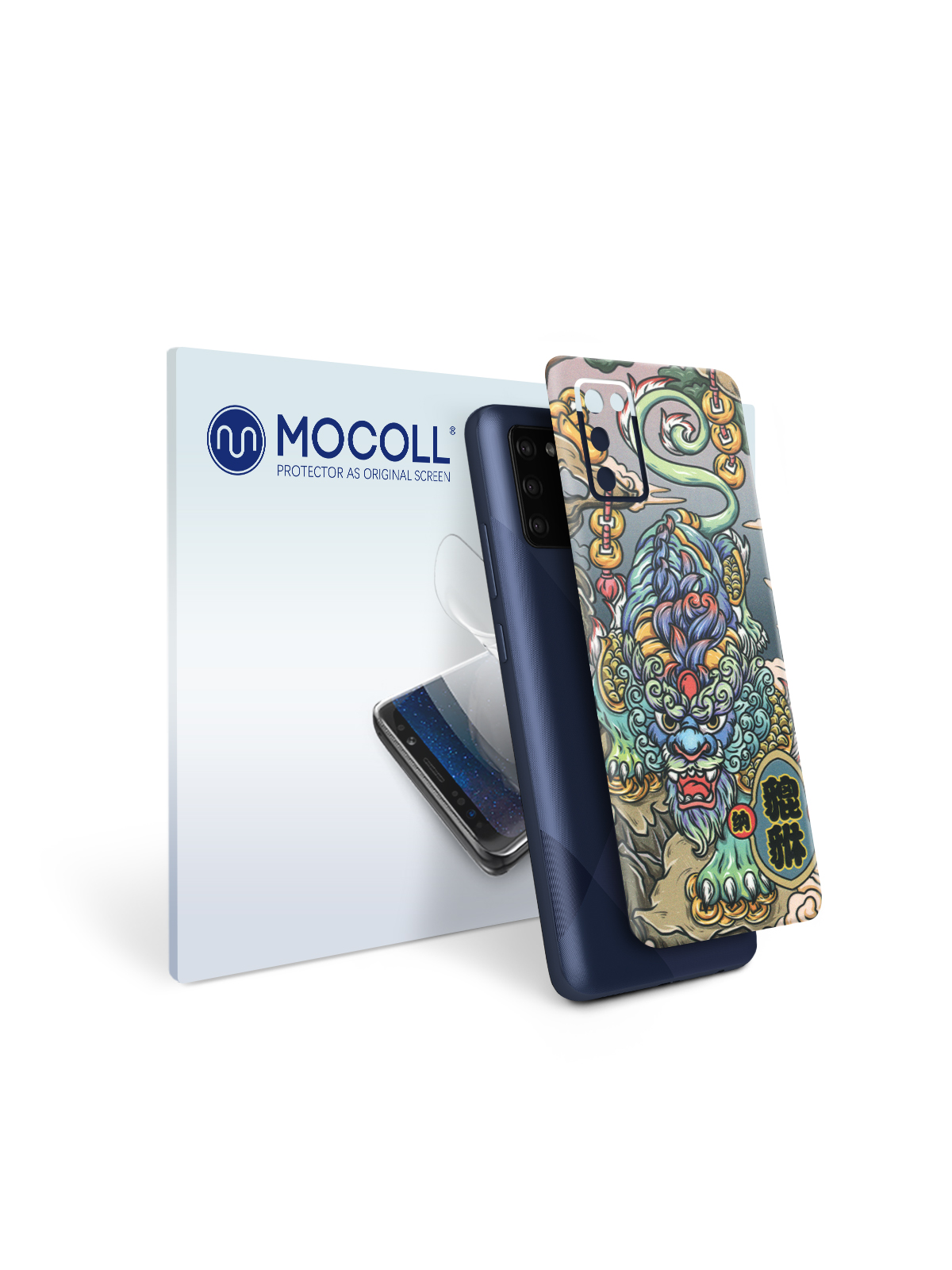 

Пленка защитная MOCOLL для задней панели Samsung Galaxy A02S Рисунок дракон