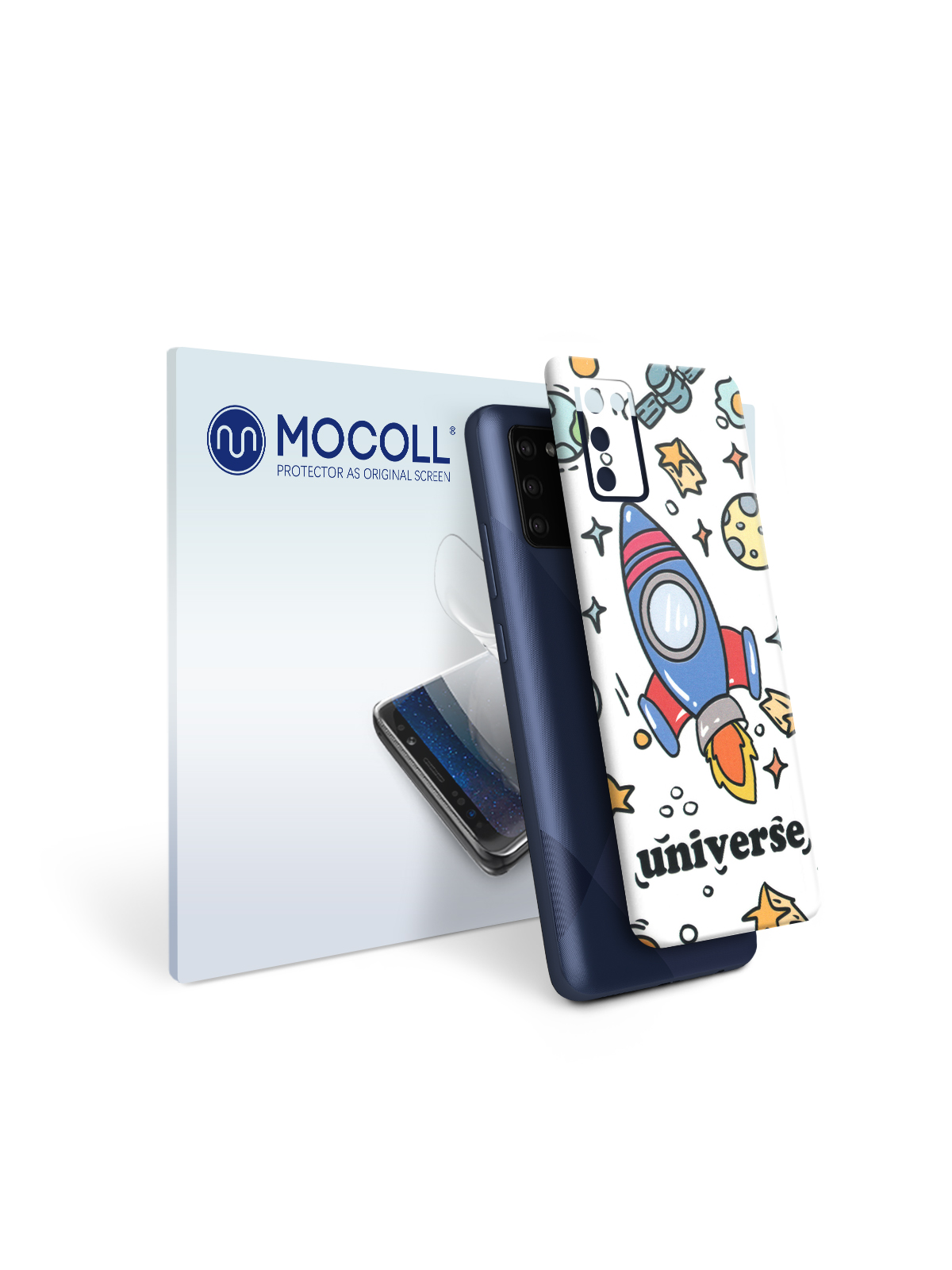 

Пленка защитная MOCOLL для задней панели Samsung Galaxy A02S Рисунок ракета