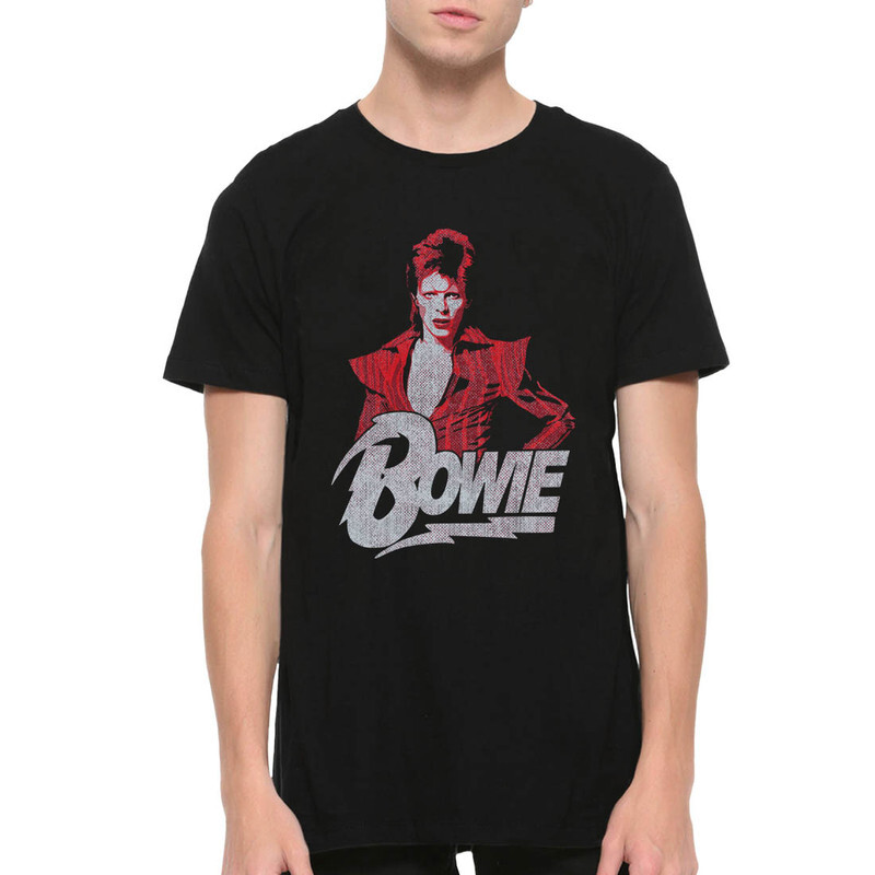 

Футболка мужская Dream Shirts Дэвид Боуи 555958222 черная S, Дэвид Боуи 555958222