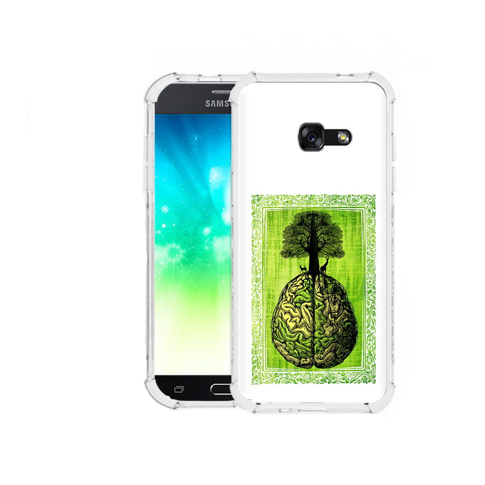 

Чехол MyPads Tocco для Samsung Galaxy A3 (2016) абстракция здоровый мозг, Прозрачный, Tocco