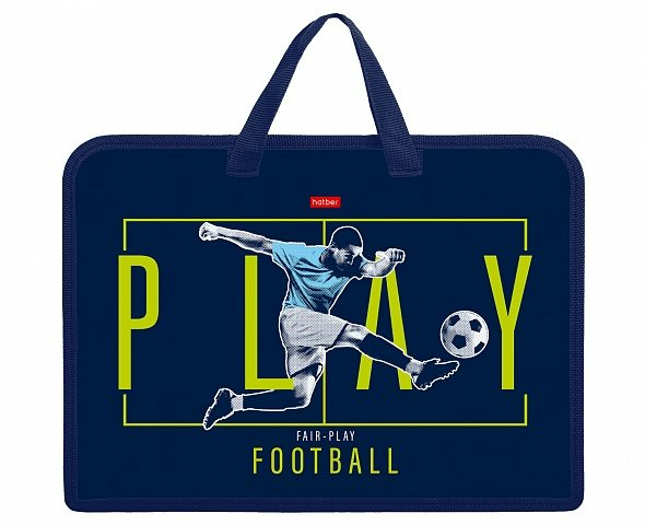 

Сумка с ручками Hatber А4 пластиковая Football расширенная 7см, Разноцветный, 1823906