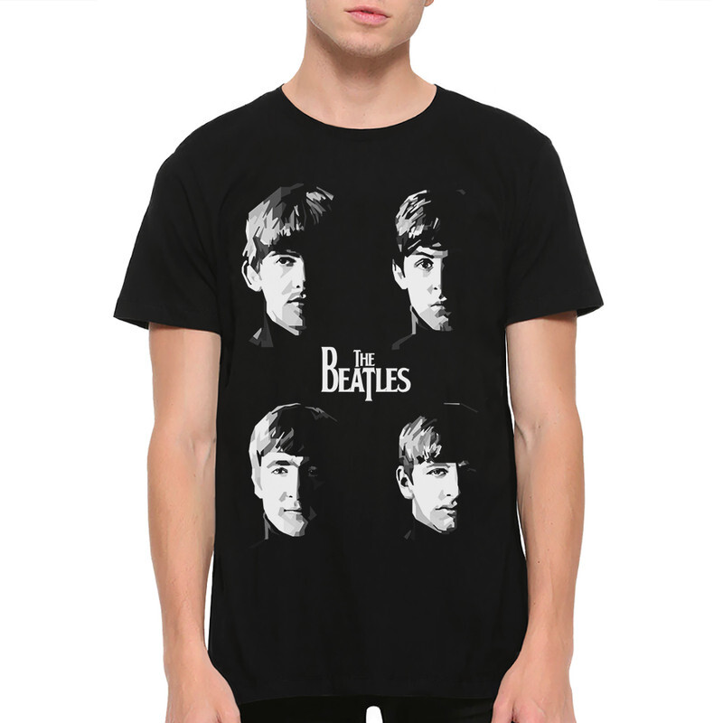 

Футболка мужская Dream Shirts The Beatles 555956222 черная S, The Beatles 555956222