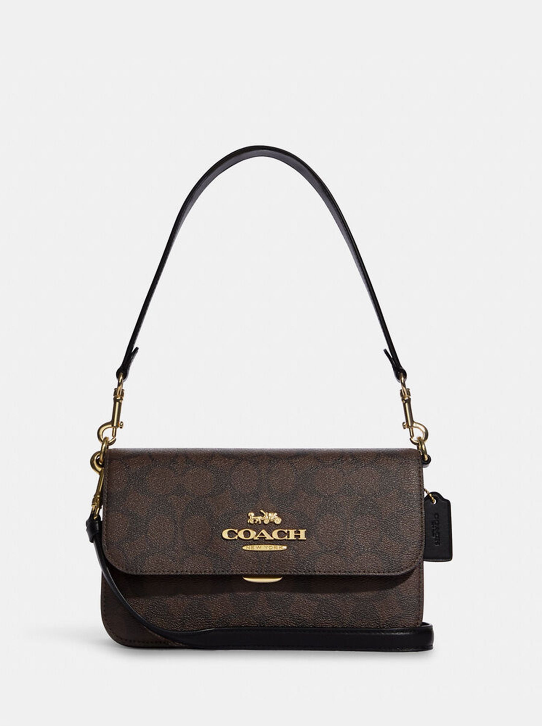 

Сумка женская Coach Syndey_CH0199 коричневая, Синий, Syndey_CH0199