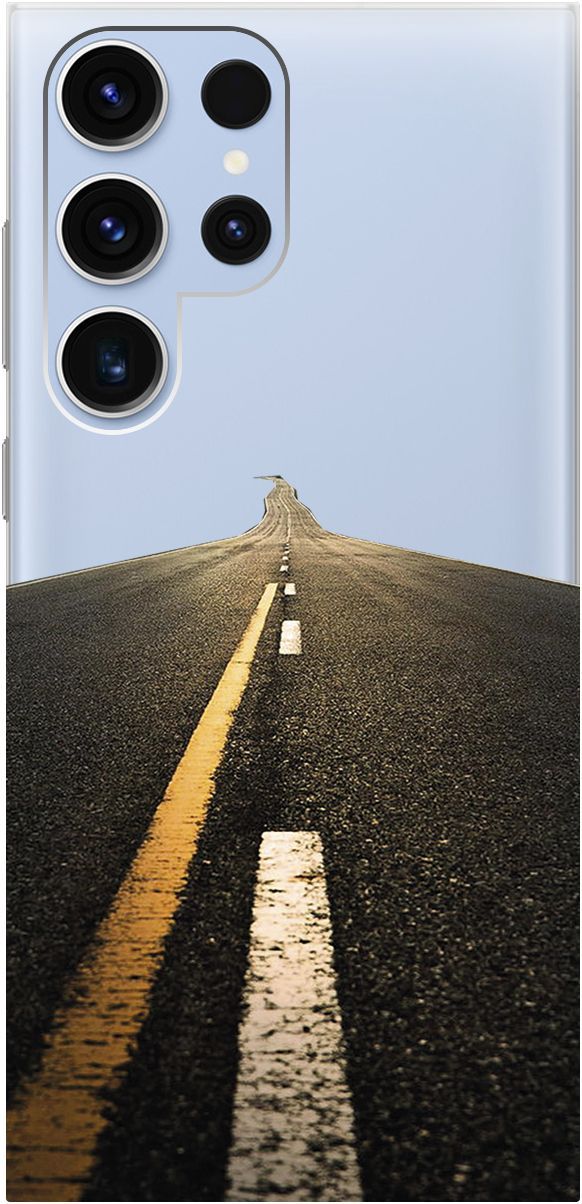 

Чехол на Samsung Galaxy S23 Ultra с 3D принтом "Road" прозрачный, Прозрачный;коричневый, 158346