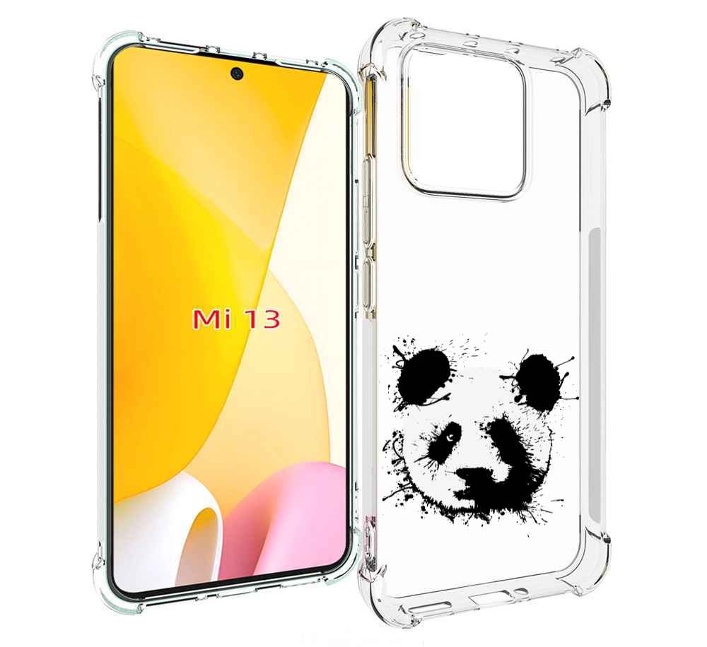 

Чехол MyPads клякса-панда для Xiaomi 13, Прозрачный, Tocco