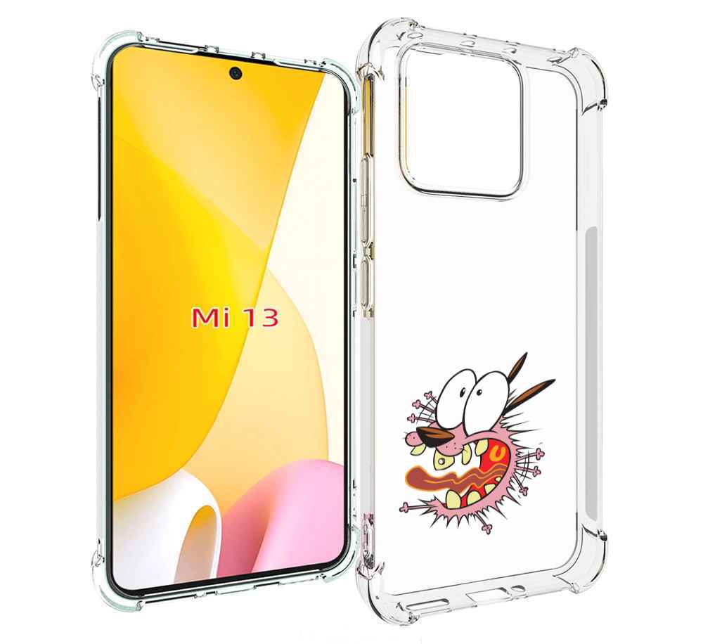 

Чехол MyPads испуганный бобик для Xiaomi 13, Прозрачный, Tocco