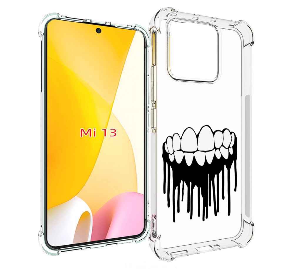 

Чехол MyPads зубы для Xiaomi 13, Прозрачный, Tocco