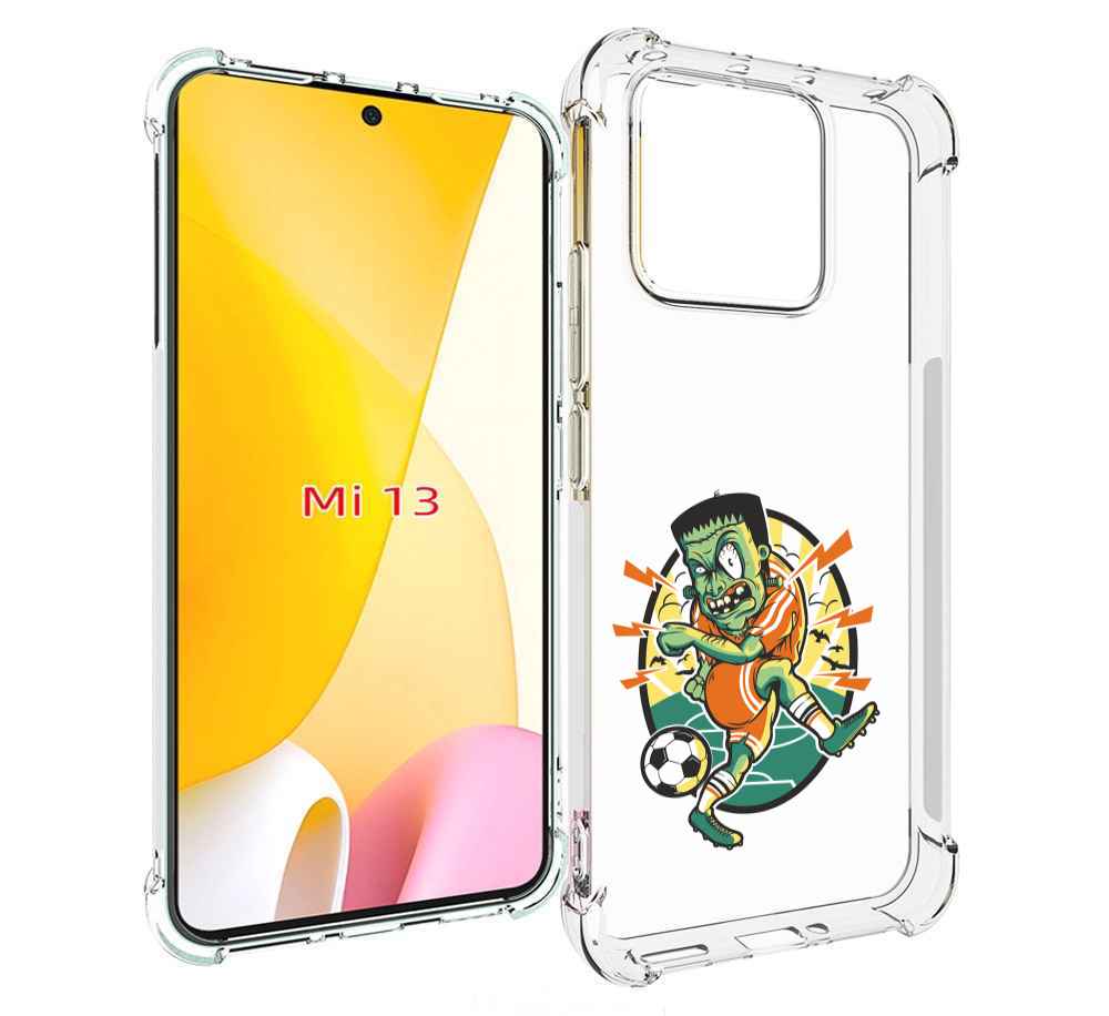 

Чехол MyPads зомби футболист для Xiaomi 13, Прозрачный, Tocco