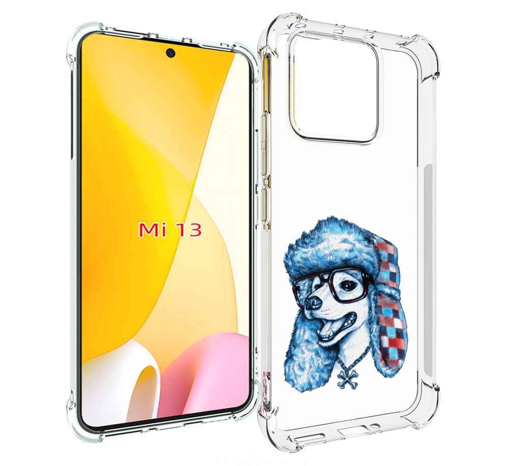 

Чехол MyPads зимний пес для Xiaomi 13, Прозрачный, Tocco
