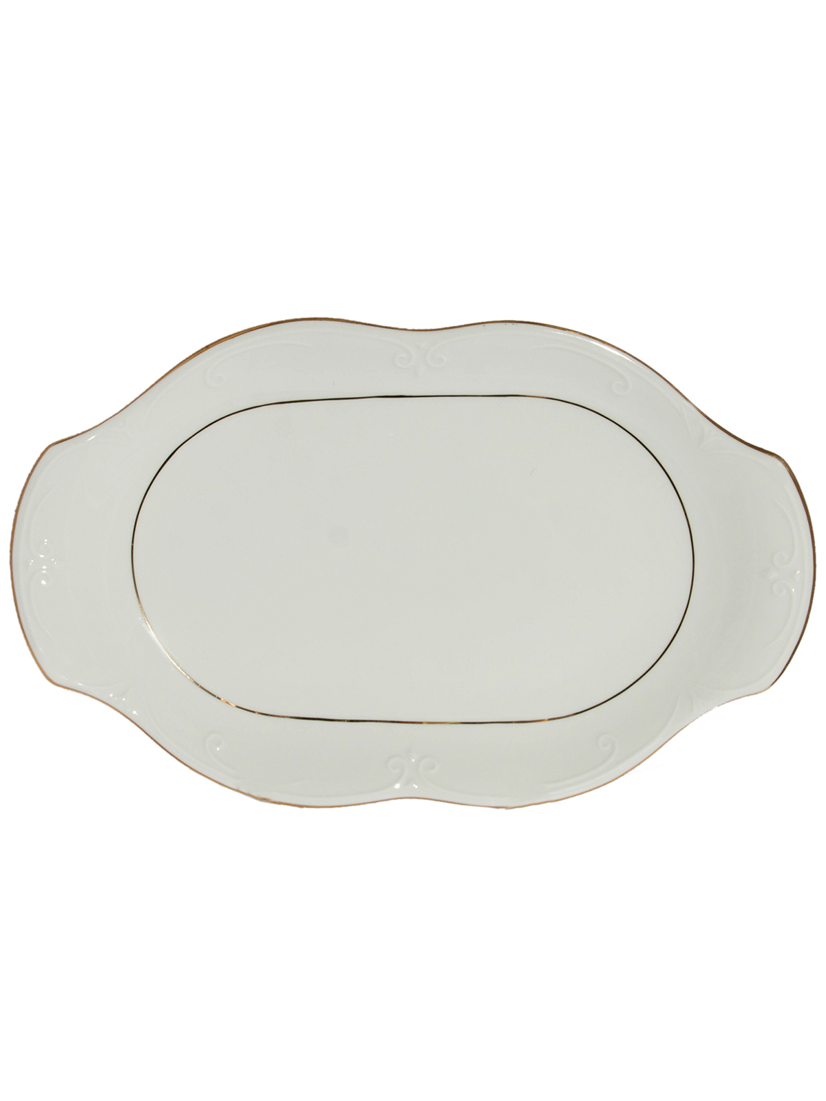 

Блюдо сервировочное Cmielow Kamelia фарфоровое 28 см 72205