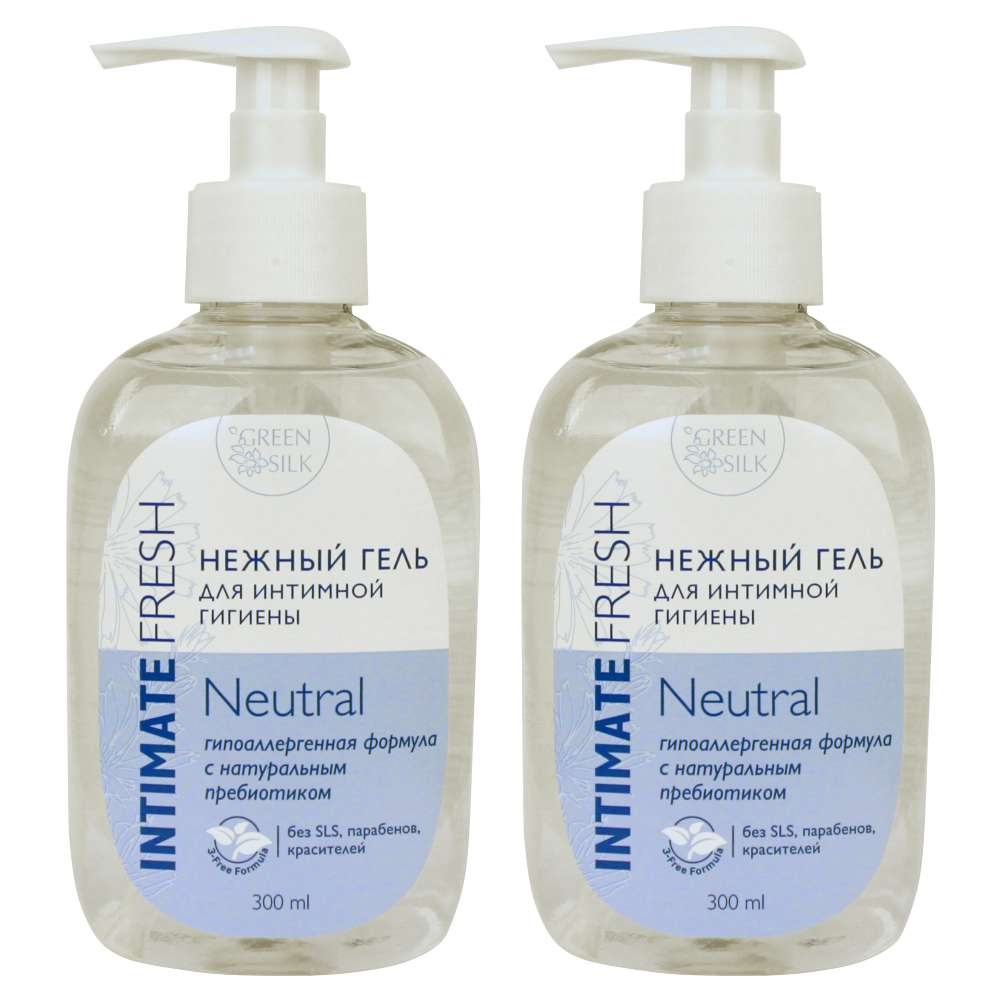 Комплект Нежный гель для интимной гигиены Intimate Fresh Neutral 300 мл х 2 шт