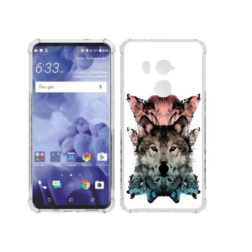 

Чехол MyPads Tocco для HTC U11 Plus стая, Прозрачный, Tocco