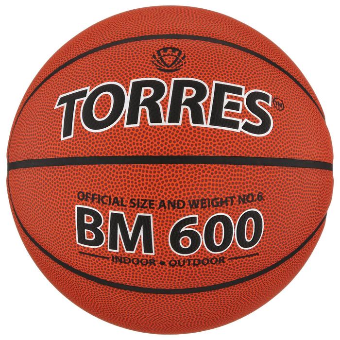 

Мяч баскетбольный Torres BM600, B10026, размер, Коричневый