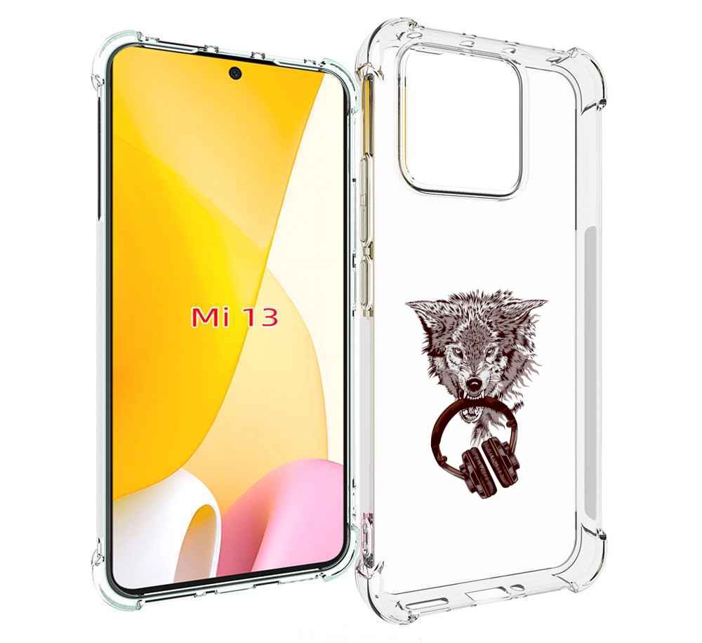 

Чехол MyPads дикий волк для Xiaomi 13, Прозрачный, Tocco
