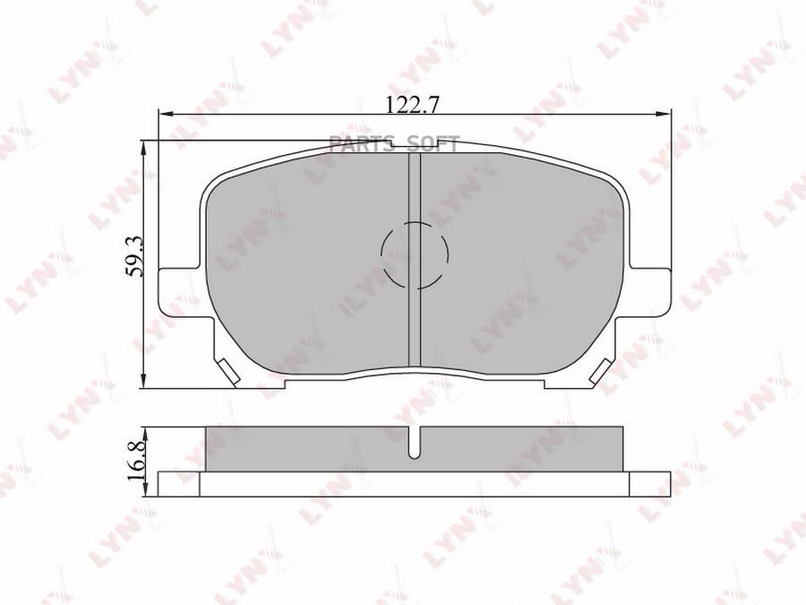 

Колодки торм.пер.TOYOTA Avensis Verso (AKE) 2.0-2.0D 01=>