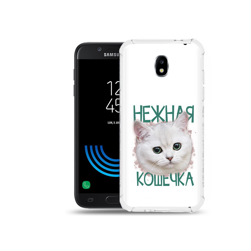 

Чехол MyPads Tocco для Samsung Galaxy J5 (2017) нежная кошечка, Прозрачный, Tocco