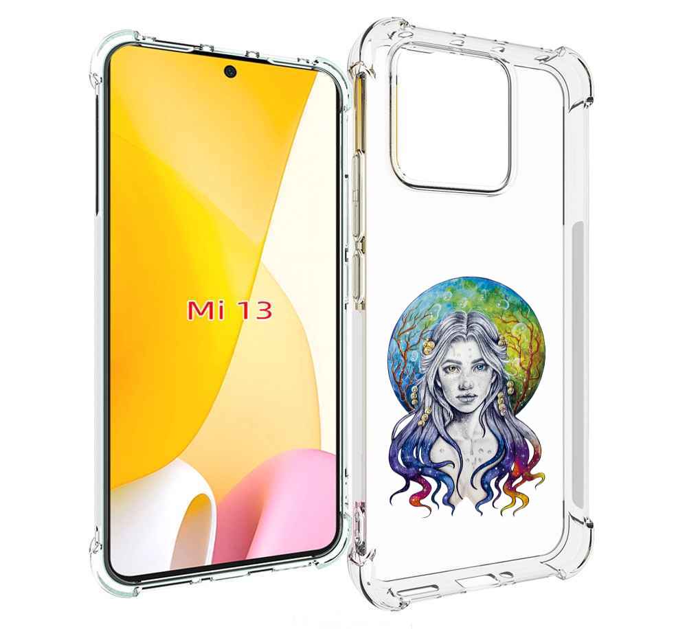 

Чехол MyPads девушка с красивыми волосами для Xiaomi 13, Прозрачный, Tocco