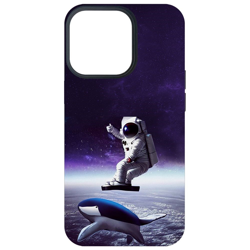 

Чехол-накладка Софт Спейсбордер для iPhone 13 Pro, Черный