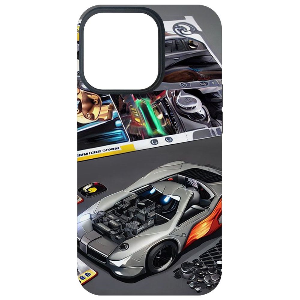 

Чехол-накладка Софт Постер для iPhone 13 Pro, Черный
